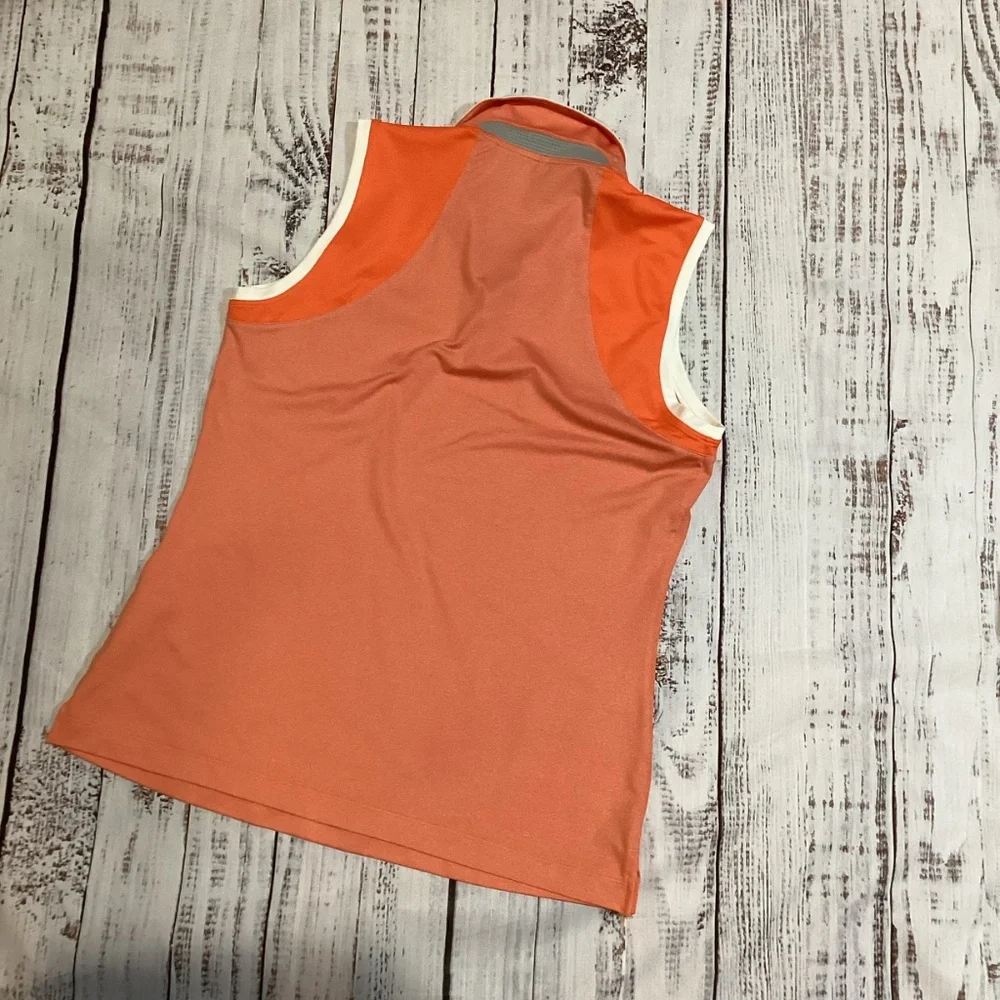 719. Nike Tour Performance Tangerine Golf Polo Size Medium EUC